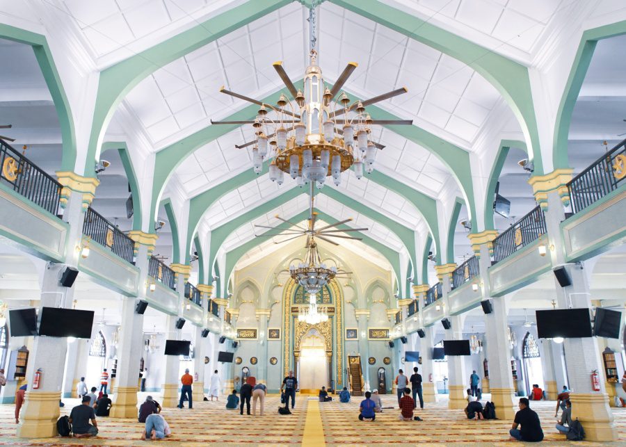 Interior of Sultan Mosque