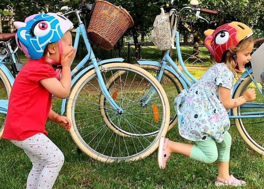 Little girl bike helmet hot sale