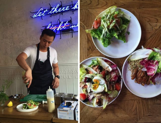 Oxwell & Co's head chef Nick Scorpion will show you how to whip up his twist on a Nicoise salad, smoked salmon salad and roast chicken salad at the upcoming workshop.