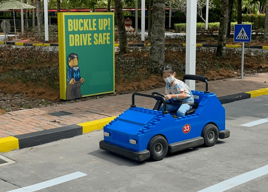 Legoland Malaysia theme park drive your own car ride