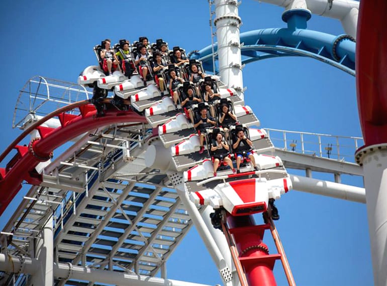 universal studios singapore roller coaster