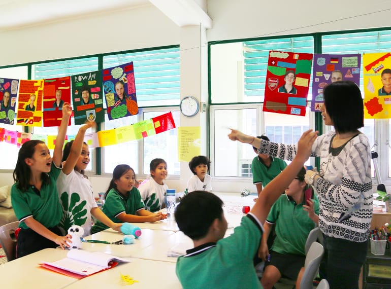 Language lessons are lively, encouraging kids to speak in their mother tongue out of home and stretch their abilities!