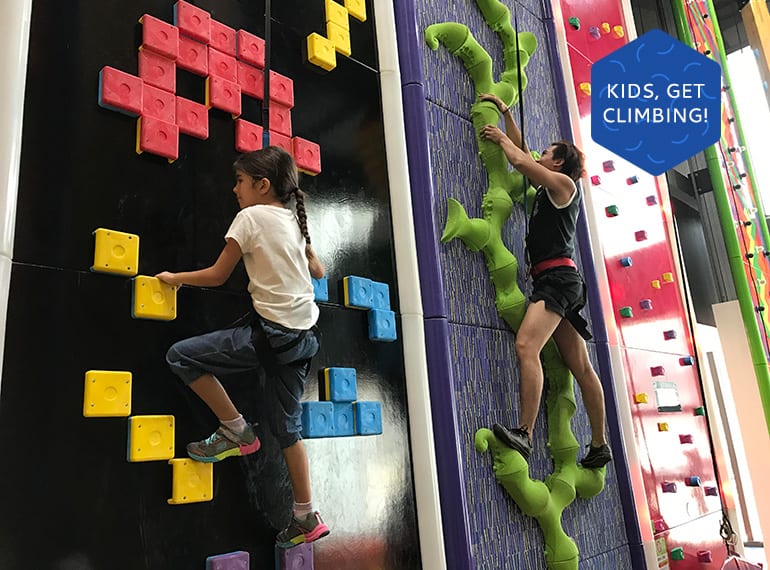 Things to do with the kids in Singapore We review new indoor climbing