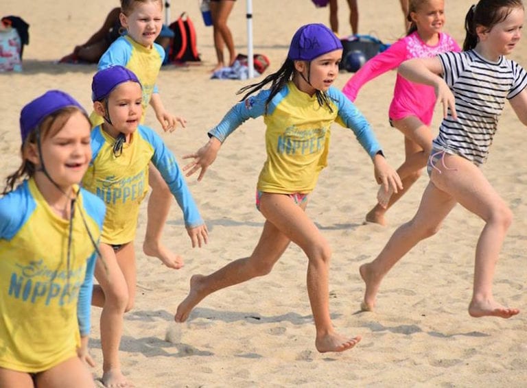 Outdoor activities for kids Singapore Nippers teaches surf life saving
