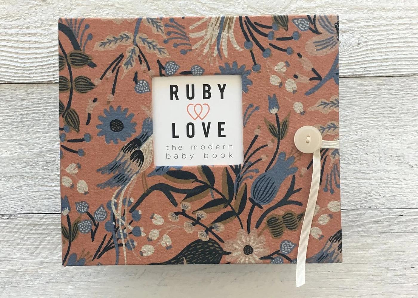 Ruby Love | baby memory book