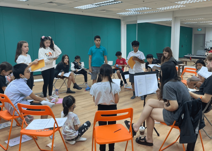 Sound of Music Rehearsal singapore