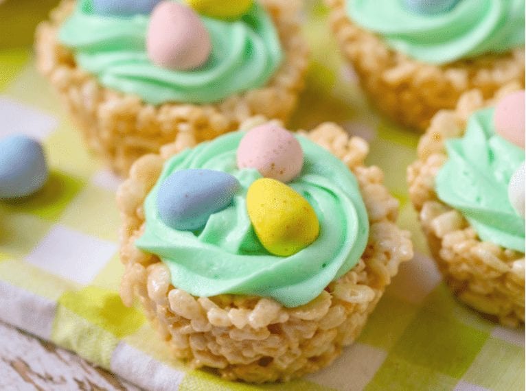 Easter-snacks-Krispie-cakes