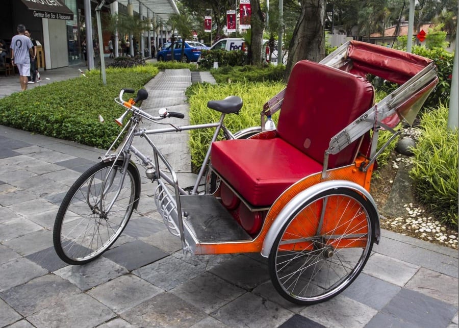 things to do with grandparents in singapore trishaw ride