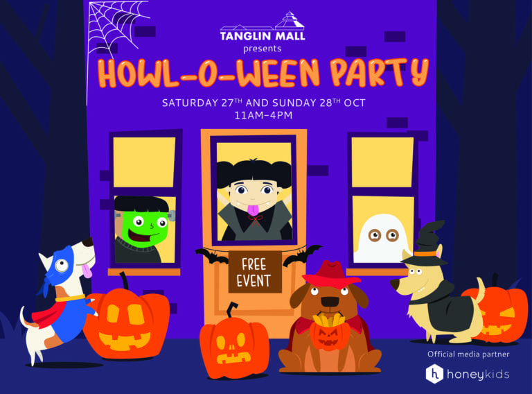 You’re invited to the Tanglin Mall Howl-o-ween Party on 27 and 28 October