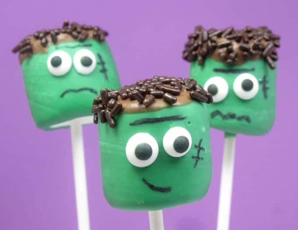 Frankenstein Marshmallows