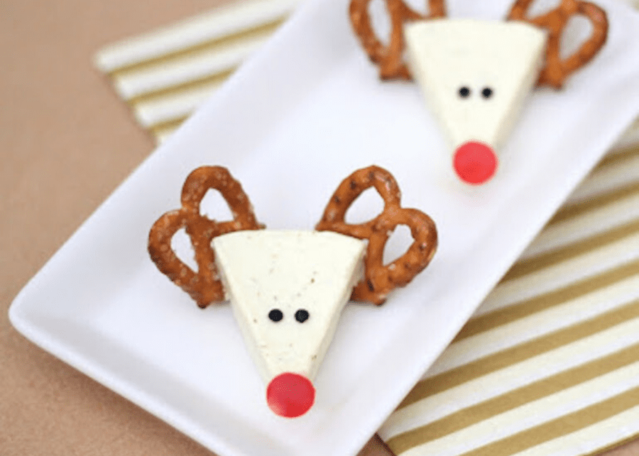 Cheese reindeer | Christmas party food for kids