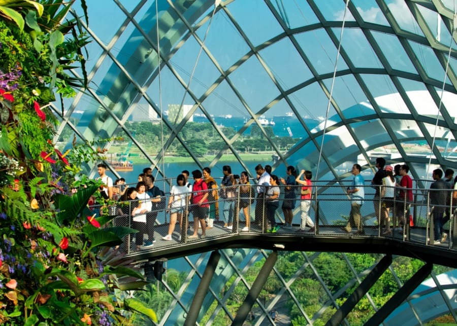 pram friendly gardens by the bay