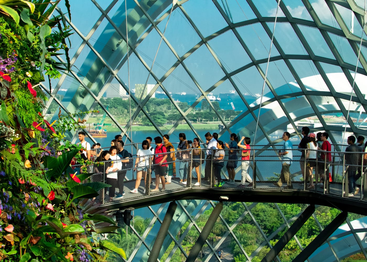 places to take grandparents pram friendly gardens by the bay