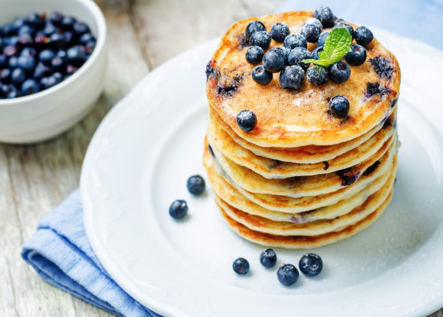 breakfast in bed pancakes