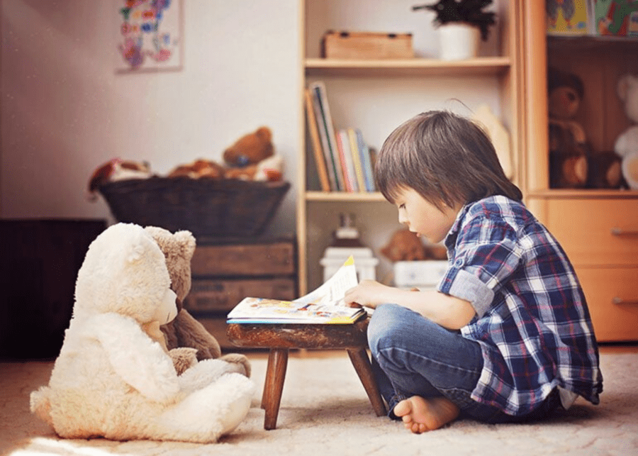 reading a book rainy day activities