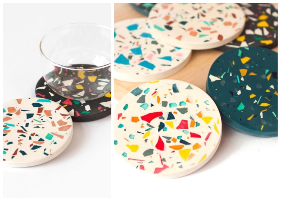 Fathers-Day-DIY-Gift-Resin Coasters