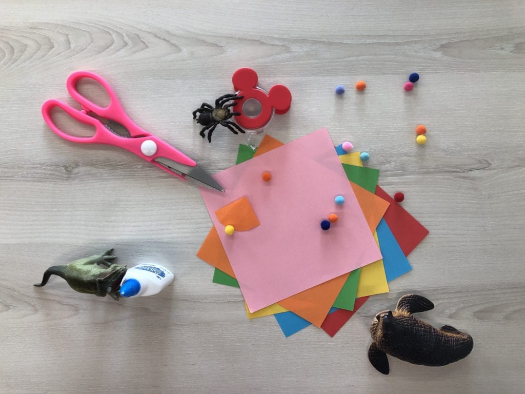 diy party hats for plastic animals