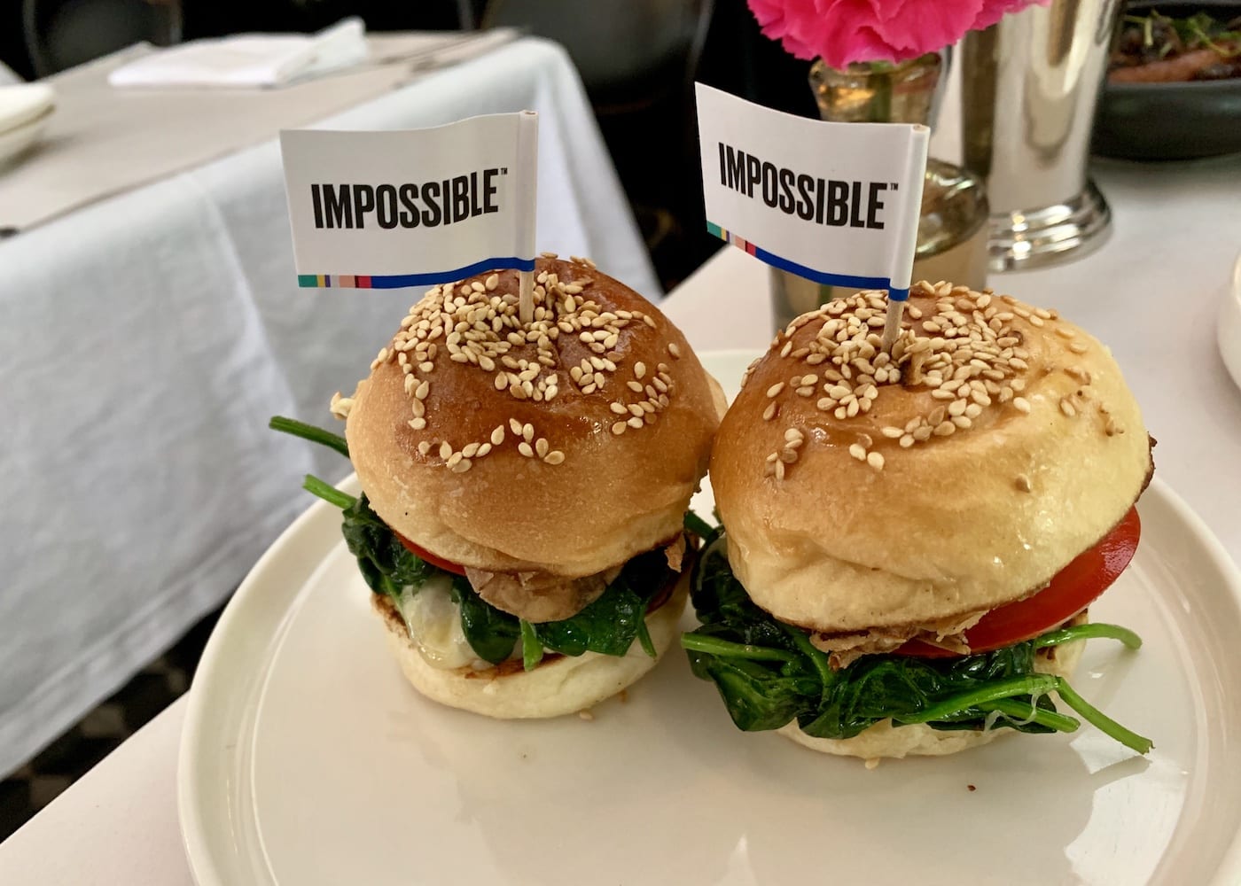 Impossible Foods: Sliders at PS. Cafe