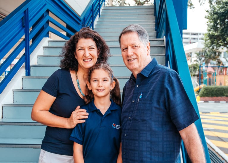 ICS (Singapore) parents Shane and Susan Comiskey share what they love most about the school
