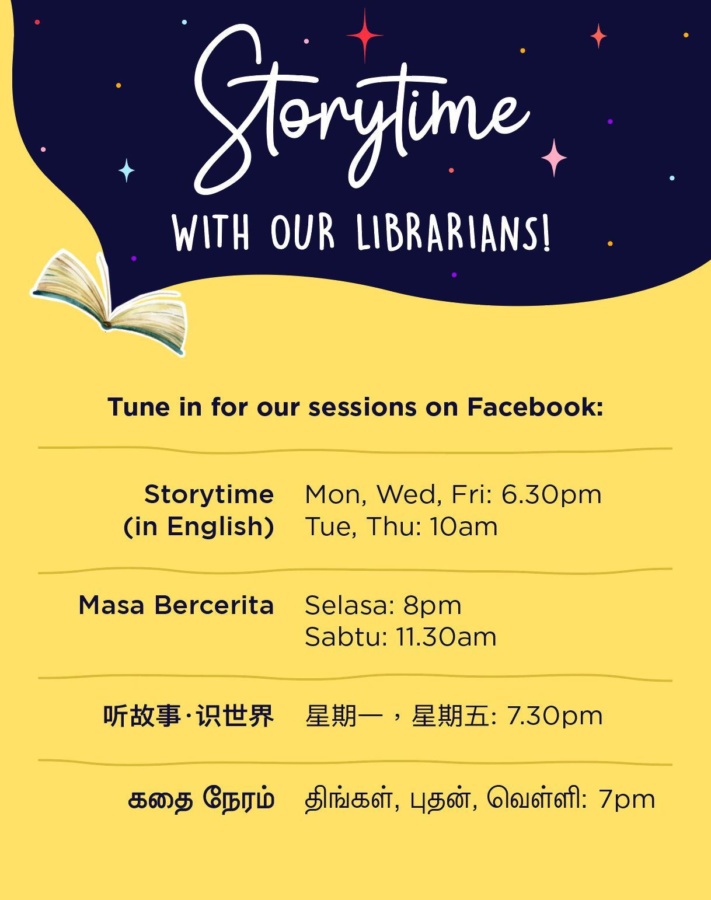 Public Libraries Singapore – Storytime with our Librarians!