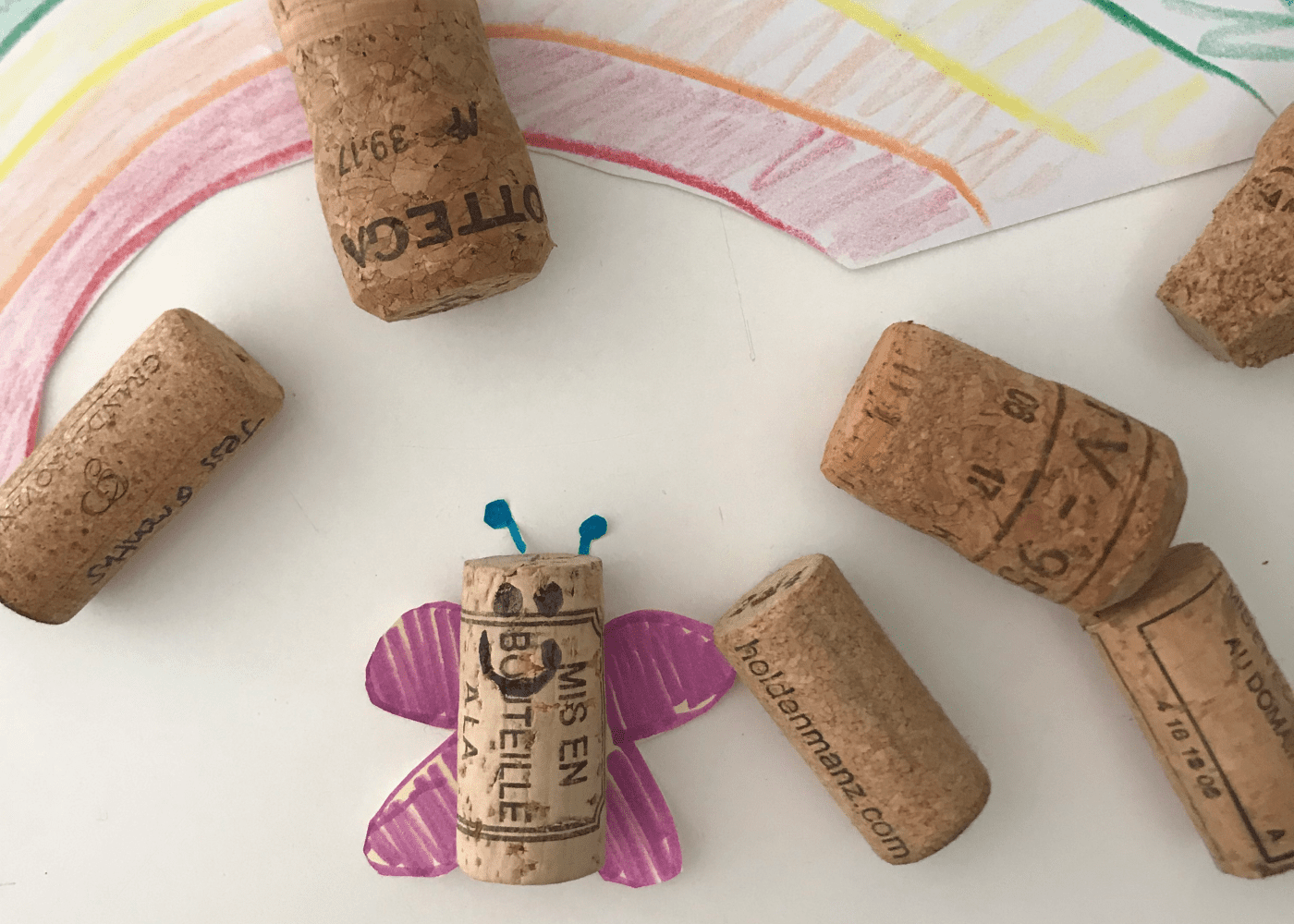 toddler activities cork craft