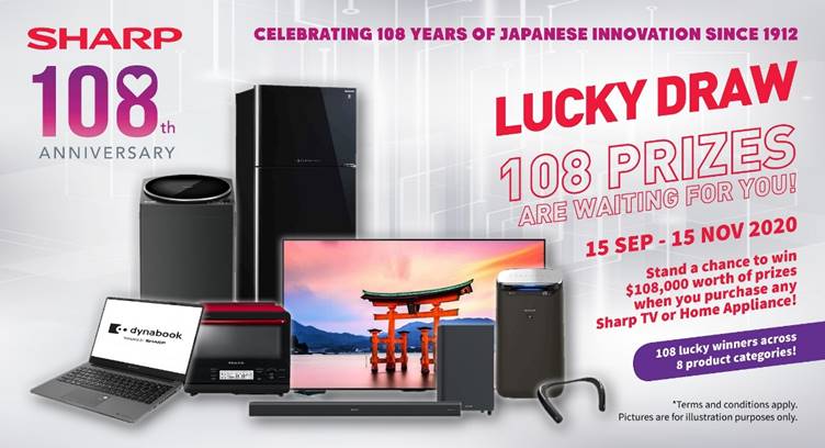 Join Sharp Singapore’s islandwide lucky draw