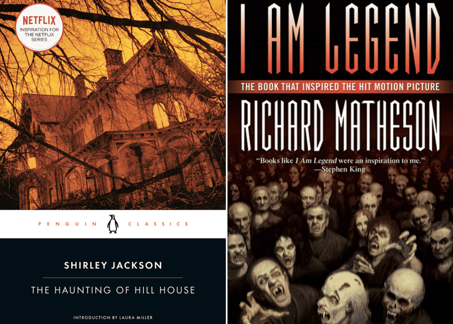 The Haunting of Hill House and I Am Legend | Spooky books for Halloween