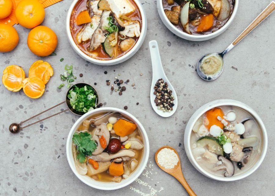 healthy takeaway meal planning soup spoon