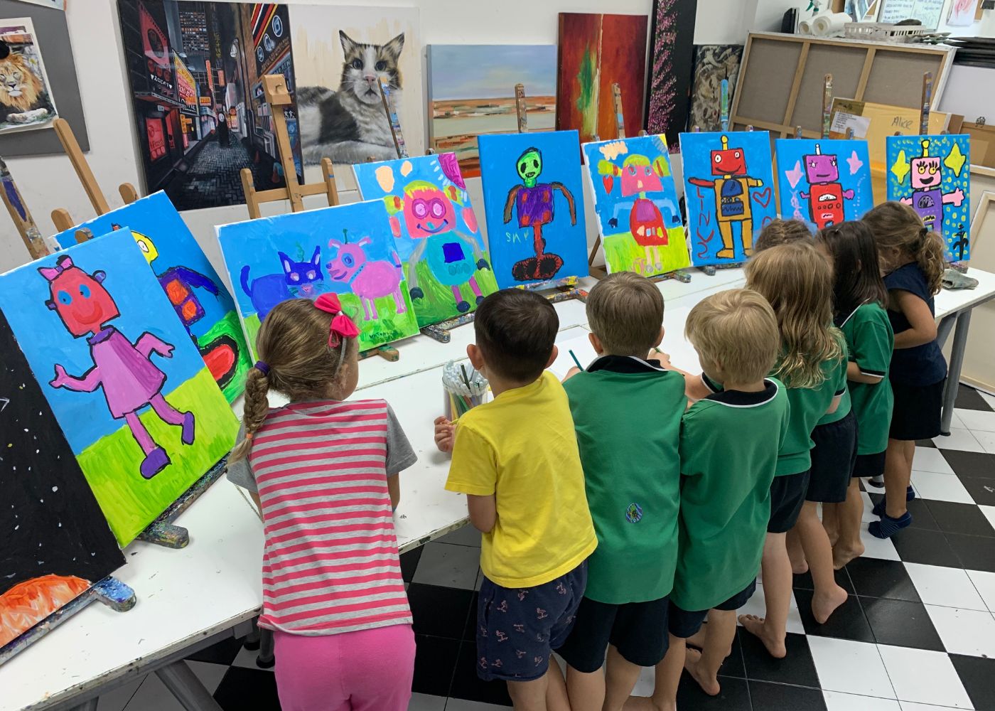 AGES 5-8: AFTER SCHOOL ONLINE WEEKLY ART CLASS: CREATIVE PAINTING, DRAWING,  & SELF-EXPRESSION - The Art Studio NY