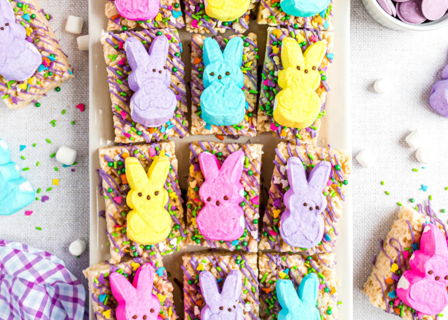 Peeps Rice Krispie treats | Easter snacks