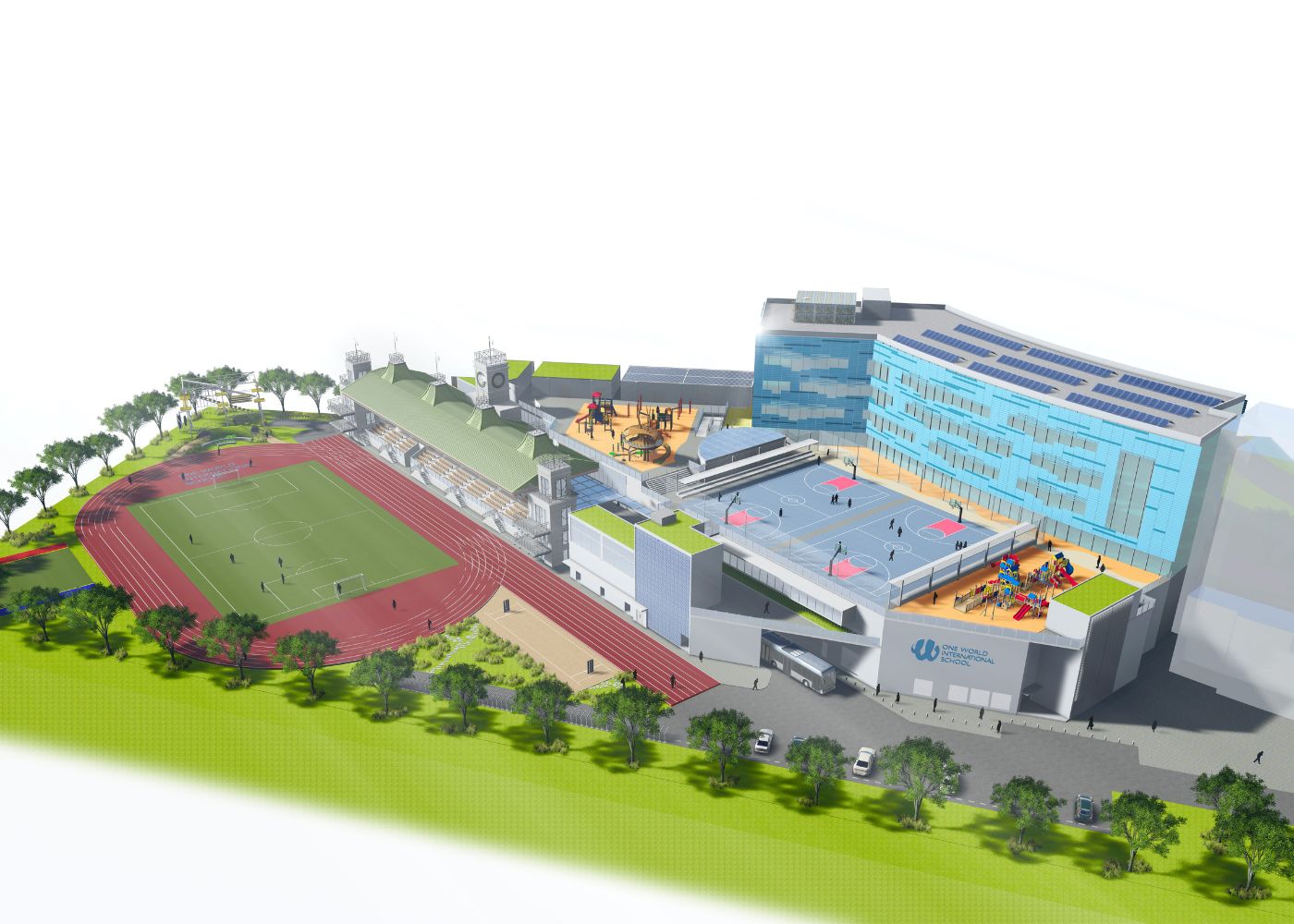 digital campus render