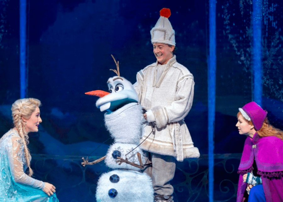 Frozen the musical Singapore Olaf Matt Lee