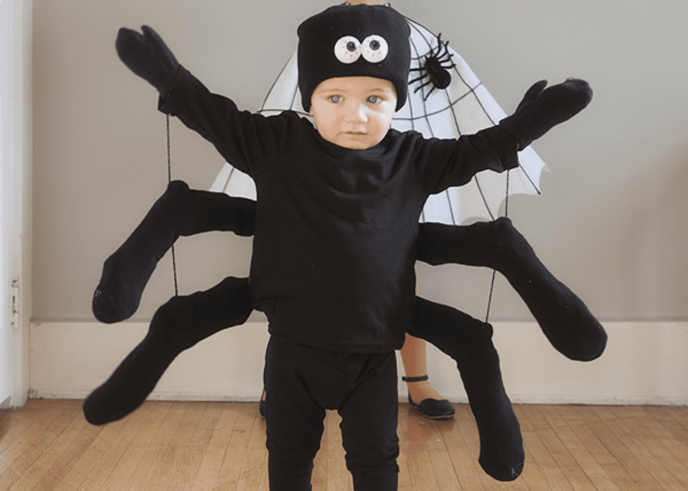 World Book Day DIY Spider costume