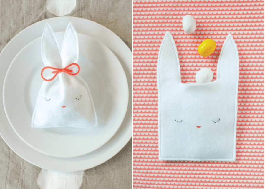 Bunny candy pouch | Easter craft ideas