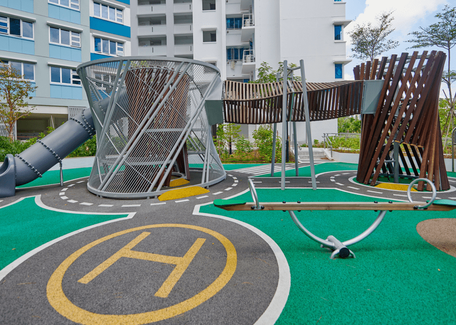 dakota playground heliport