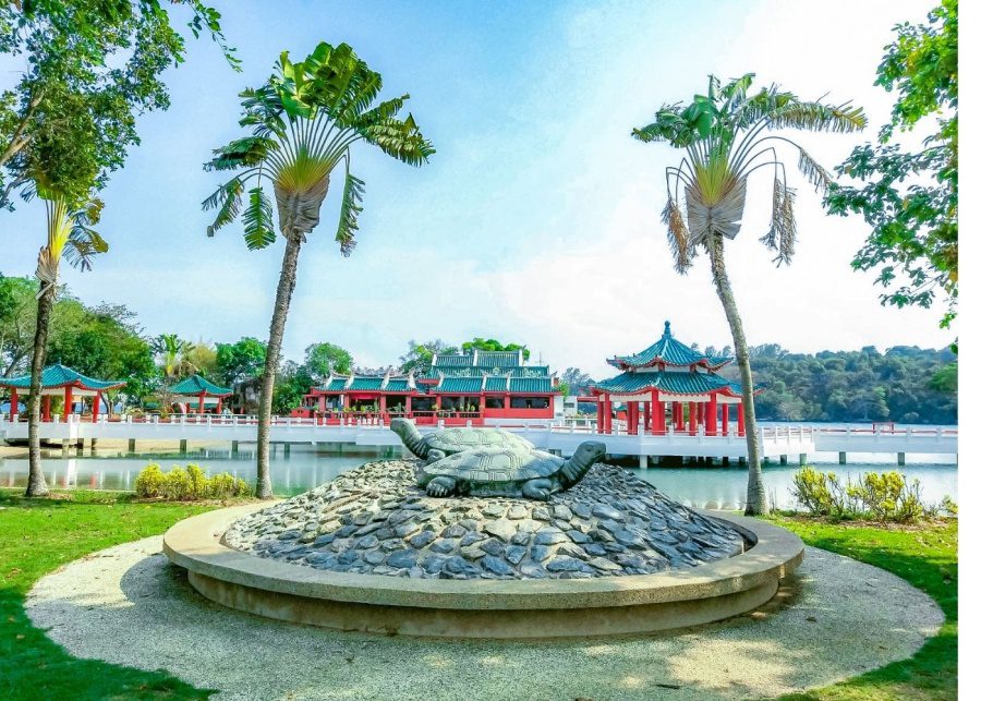 Kusu island beach in singapore