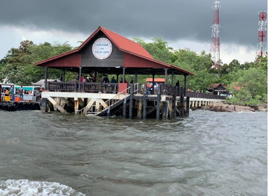 Pulau Ubin beach in singapore