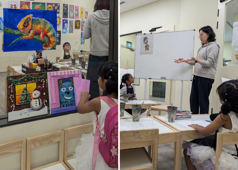 Trying out the Explorer art class at Canvas Ark @ SAFRA