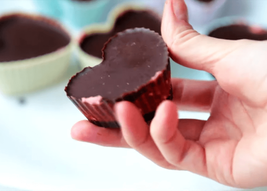 Chocolate Heart Cups