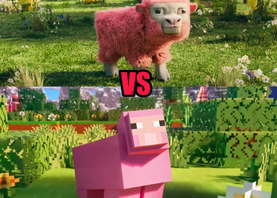minecraft movie vs in game