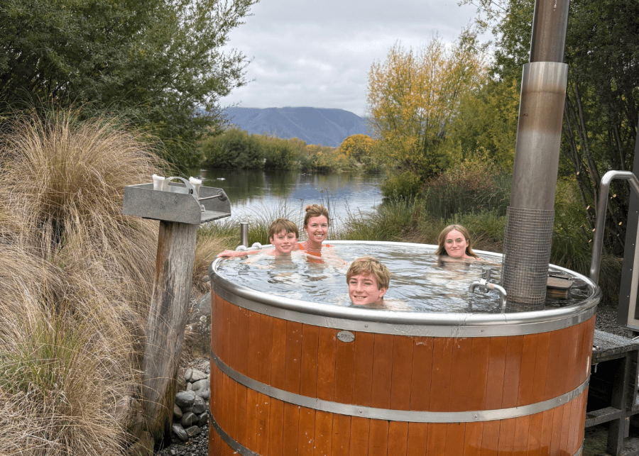 Omarama Hot Springs NZ campervan holiday with kids