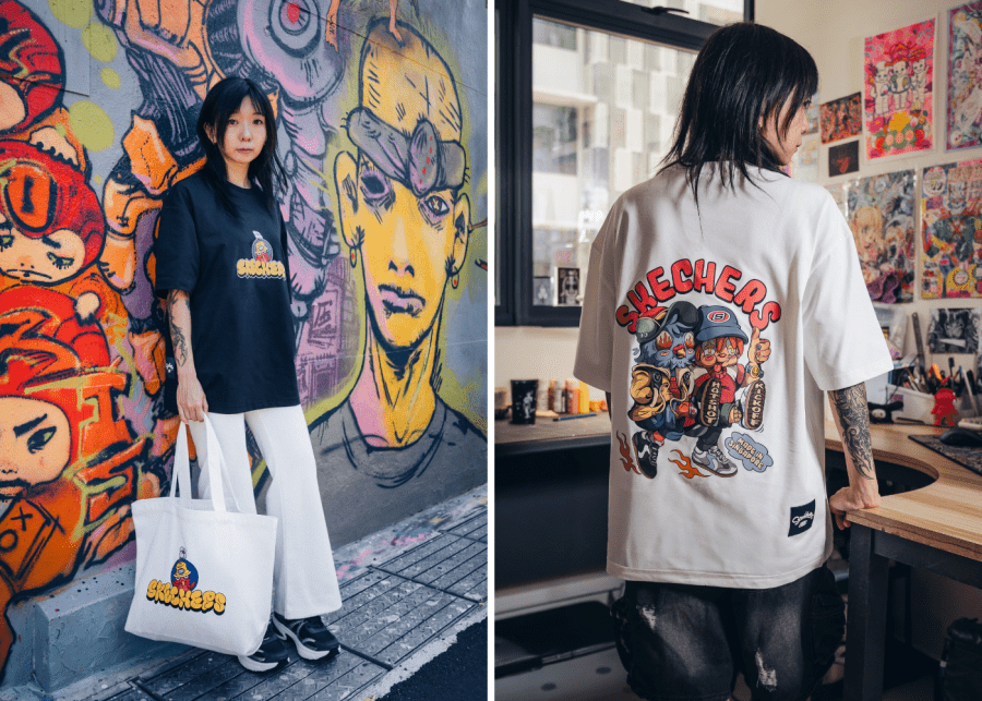 Skechers SkechVibe X local illustrator Erika Tay collection