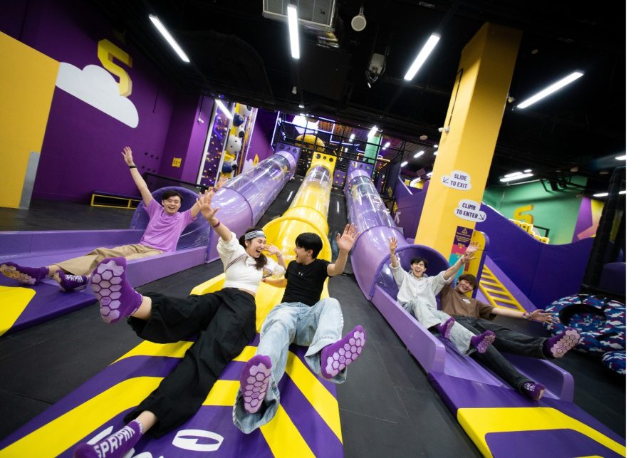 Superpark slides