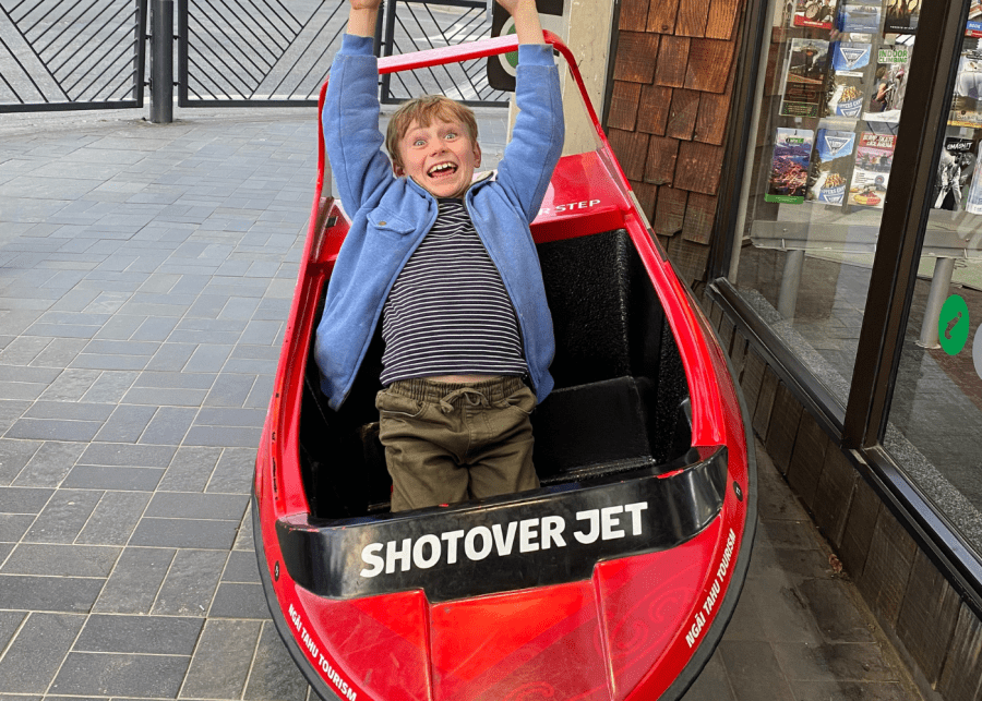 Shotover Jet Queenstown NZ with kids