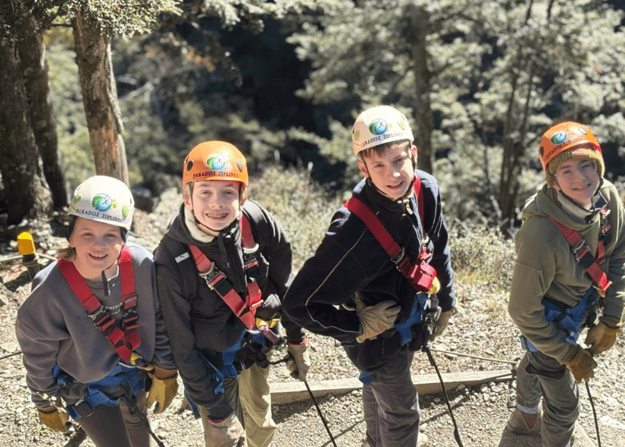 Ziplining at Glenorchy New Zealand guide to Queenstwon with kids
