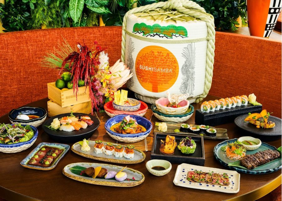 SUSHISAMBA affordable lunch set